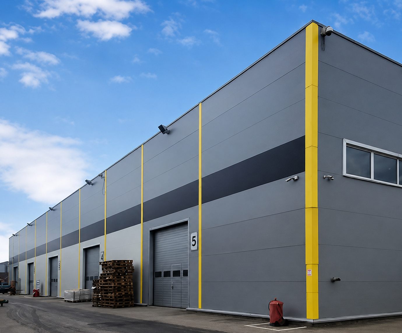 Sandwich panel connection in a corner joint